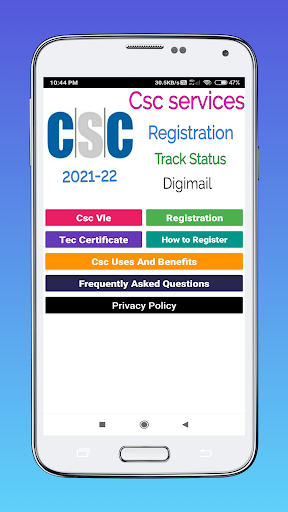Android application Csc Centre Vle Services screenshort