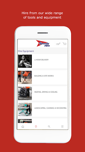 Speedy Hire Screen 2
