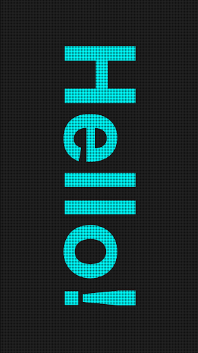Screenshot of LED Scroller - LED Text Banner