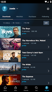 Amazon Prime Video Varies with device screenshots 5