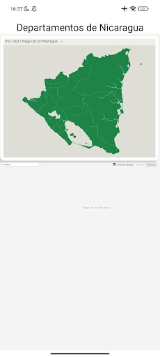 Android application Departamentos de Nicaragua screenshort
