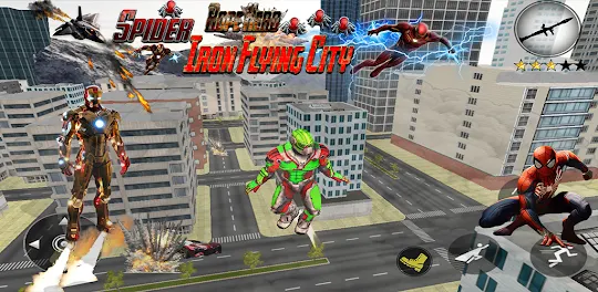 Spider Rope Hero Iron Fly City