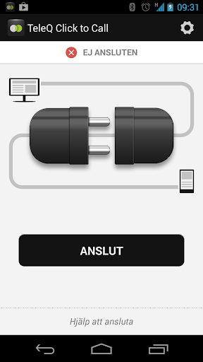 Android application TeleQ Click to Call screenshort