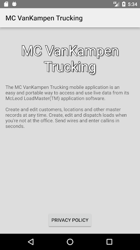 MC VanKampen Trucking