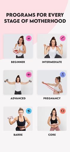 Screenshot of Get Mom Strong