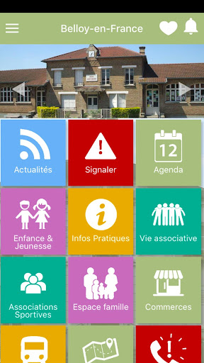 Android application Belloy-en-France Application m screenshort