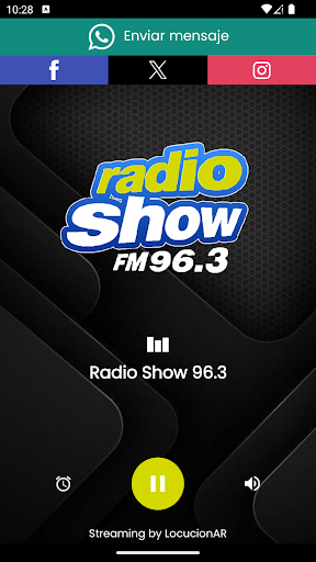 Android application Radio Show 96.3 screenshort