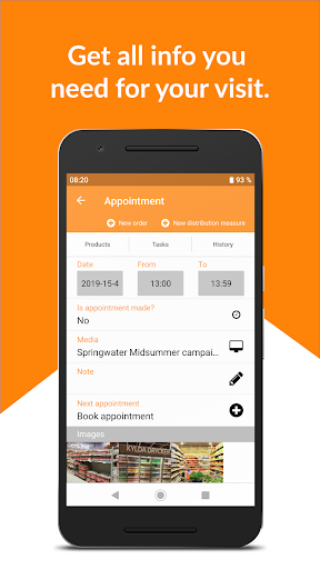 Genero Sales: CRM for FMCG Screen 2