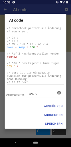 AI code - Programmable RPN Cal Screen 3