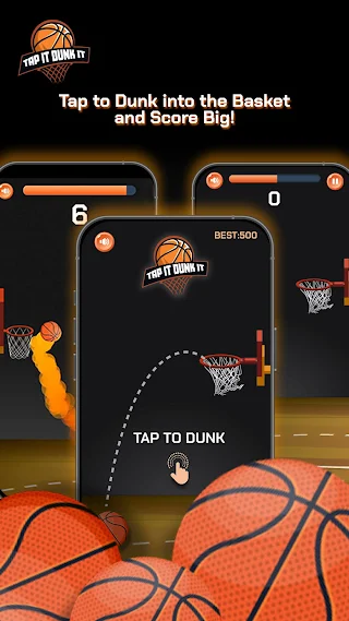 Tap & Dunk It - Dunk Shot Hit - Screenshot 3