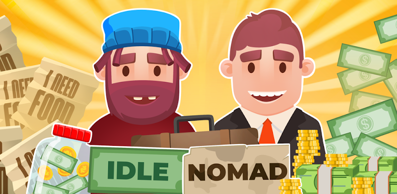Idle Nomad - Bum Clicker