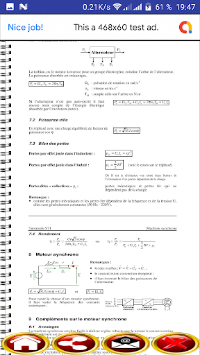 Moteur - Alternateur Cours 202 Screen 3