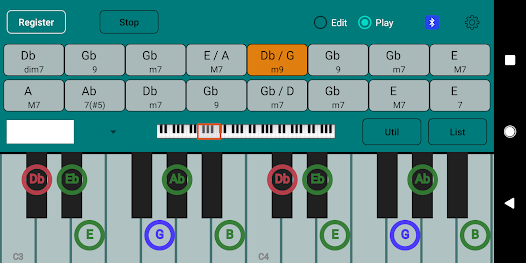 Piano app on sale with chords