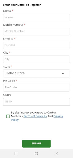 Omkar Medicals Screen 2