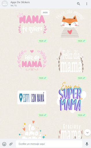Día de la Madre Stickers