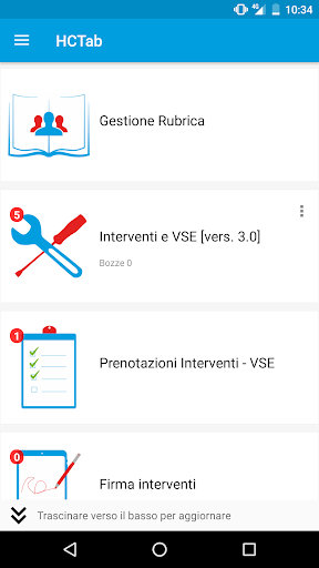 Android application HCTab screenshort