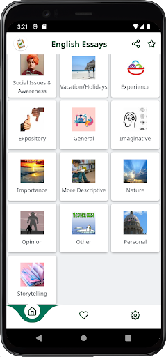 Essays for School Kids Screen 2