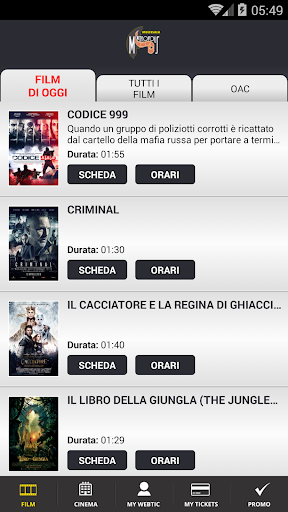 Android application Webtic Metropolis Castelletto screenshort