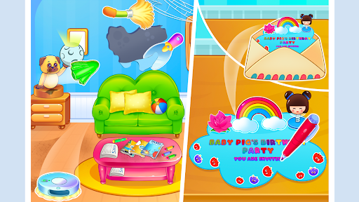 Baby pigs birthday party Screen 2