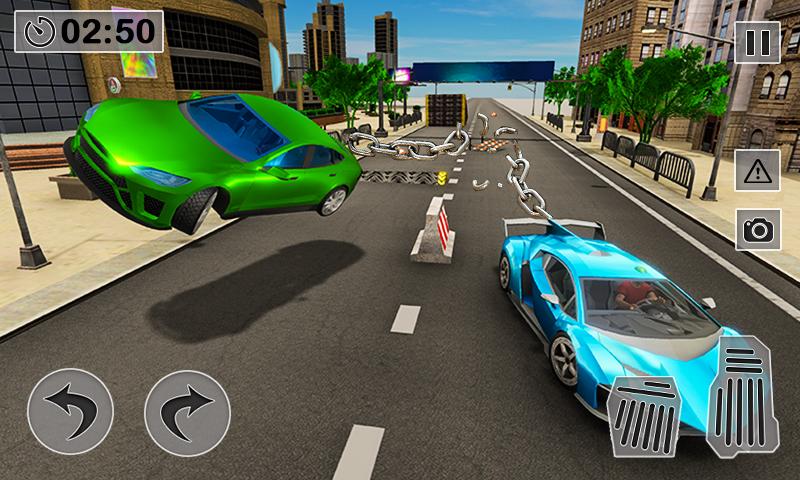 Chained Car Crash: Extreme Car Drag Racing Game 1.0.2 APK + Мод (Unlimited money) за Android
