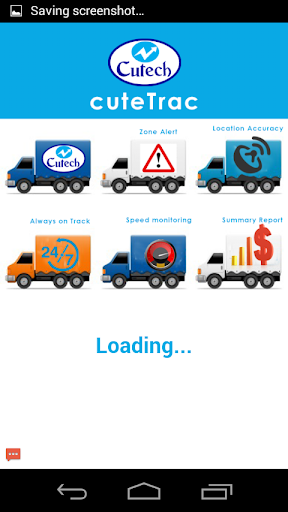 Android application cuteTrac screenshort