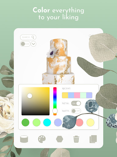 Bakely Wedding Cake Decorating screenshot 11