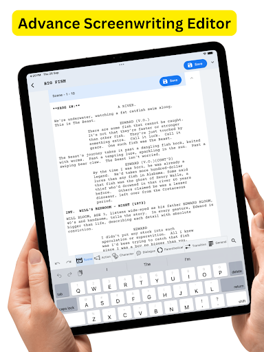 Screenshot of Studiovity - Film Screenplay