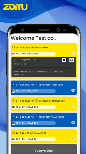 GST billing, POS, Sell Online Screen 2