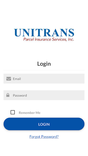Unitrans Parcel Screen 2