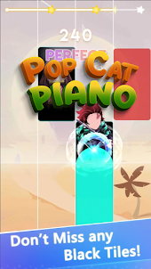 Pop Cat Music Piano Tiles