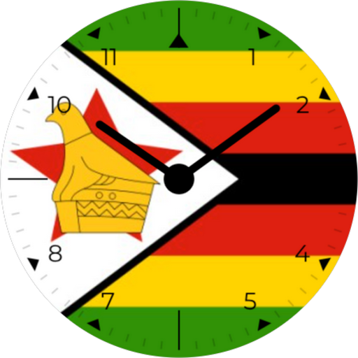 Android application Zimbabwe Analog Watch Face screenshort