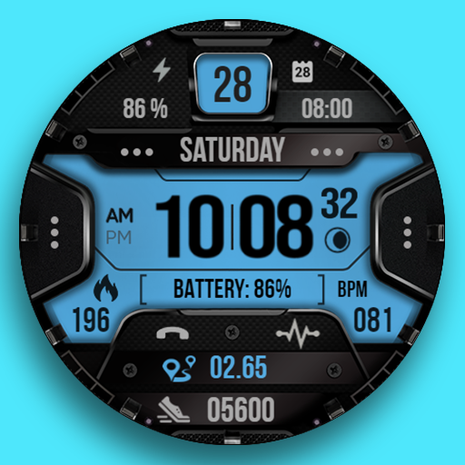 KF153 watch face logo
