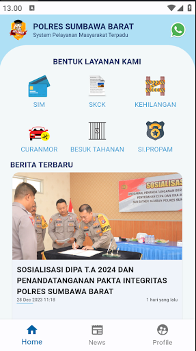 SELAMAT Screen 2