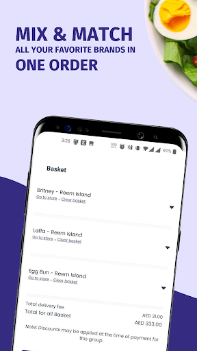 Screenshot of Chew: Food & Beverage Delivery