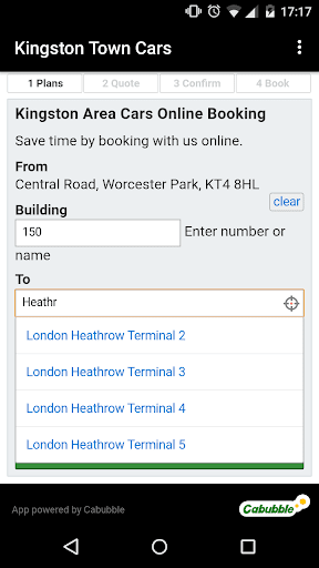 Kingston Town Cars Screen 2