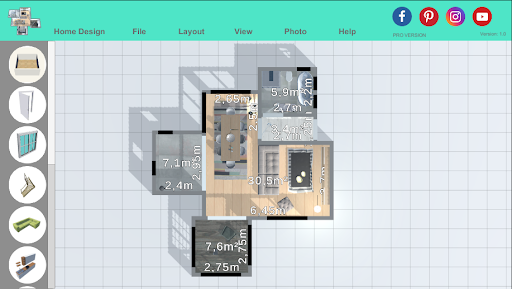 Home Design | Floor Plan Screenshot 1 - AppWisp.com