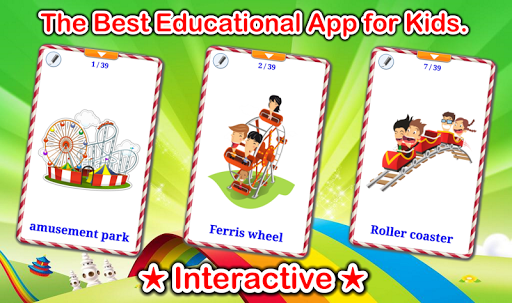 Android application Amusement Park Cards screenshort