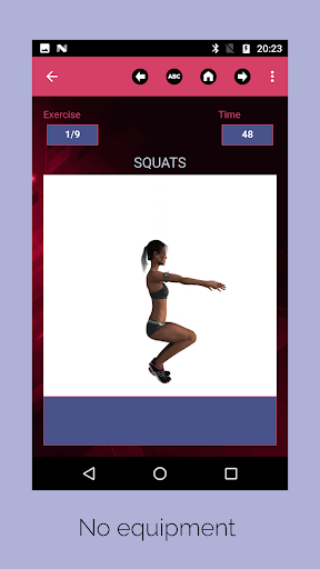 Buttocks workout 30 days Squat Screen 3