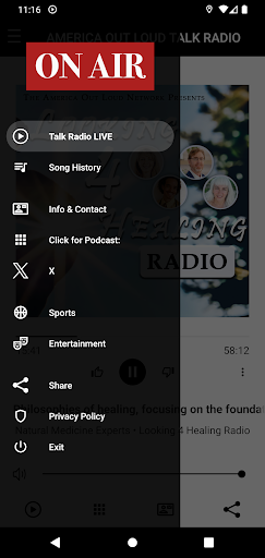 America Out Loud Talk Radio Screen 2