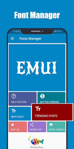 Android application Fonts for Huawei Emui screenshort