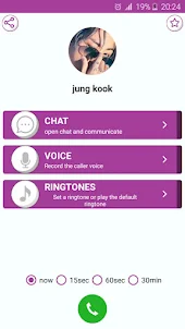 jung kook fake call