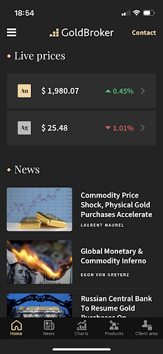 GoldBroker - Gold Live Prices 1