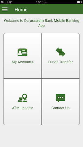 Darussalam Bank Mobile App Screen 3