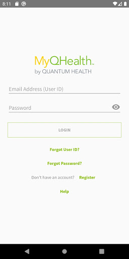 Android application MyQHealth - Care Coordinators screenshort