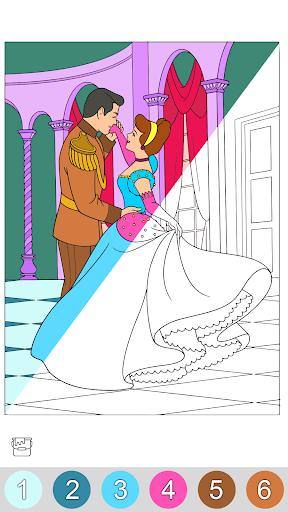 Bride & Groom Color By Number Screen 3