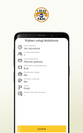M1 Taxi Poznań Screenshot 4 - AppWisp.com