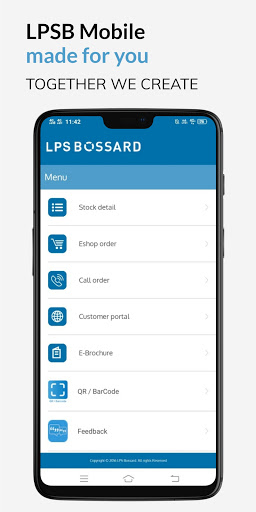 Android application LPSBMobile screenshort