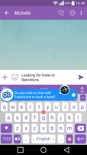 ai.type Bot Keyboard Screen 3