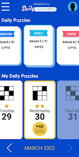 Daily Crosswords & Puzzles