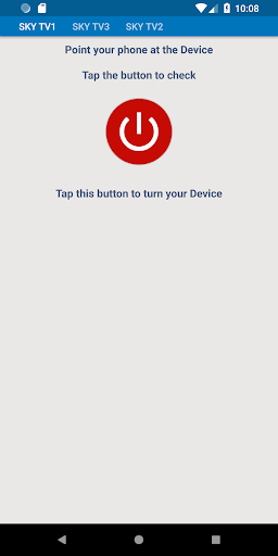 Sky TV Remote Screen 2